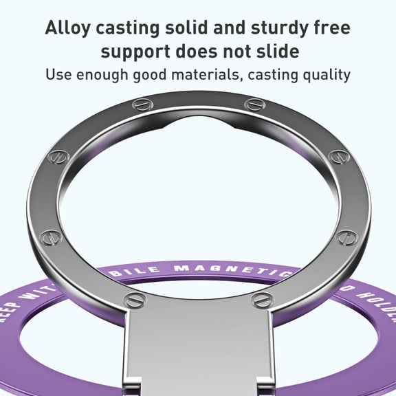 Ultra-thin Metal Phone Holder (Purple)