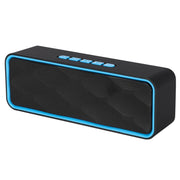 SC211 Pro Outdoor Multi-function Card Wireless Bluetooth Speaker Standard Edition (Blue)