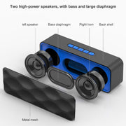 SC211 Pro Outdoor Multi-function Card Wireless Bluetooth Speaker Standard Edition (Black)