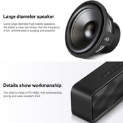 SC211 Pro Outdoor Multi-function Card Wireless Bluetooth Speaker Upgraded Version(Red)