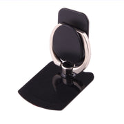 Cmzact CPS-2in1 2 in 1 Eagle Shape 360 Degrees Rotation Magnetic Phone Ring Stent Car Hook Mount(Black)