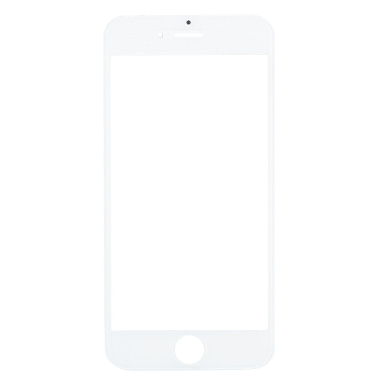 Front Screen Outer Glass Lens with Front LCD Screen Bezel Frame for iPhone 7 (White)
