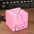 Qone 2 Cube Mini Portable Card Wireless Bluetooth Speaker(Pink) - Mini Speaker by PMC TechLife | Online Shopping South Africa | PMC TechLife