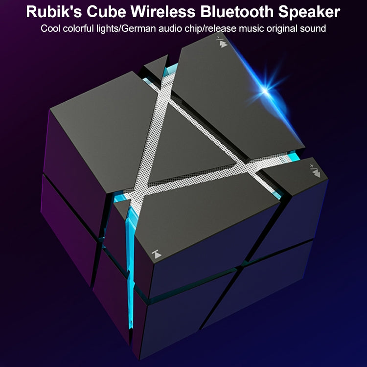 Qone 2 Cube Mini Portable Card Wireless Bluetooth Speaker(Black)