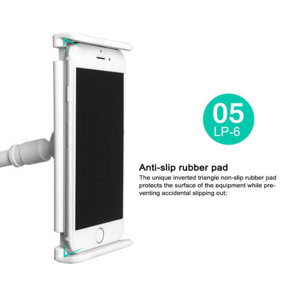UBN-30 Classic Style Universal 360 Degrees Rotating Detachable Two-stage Lazy Bracket Mobile Phone / Tablet Desktop Bracket with Bilateral Pull Chuck (Black)
