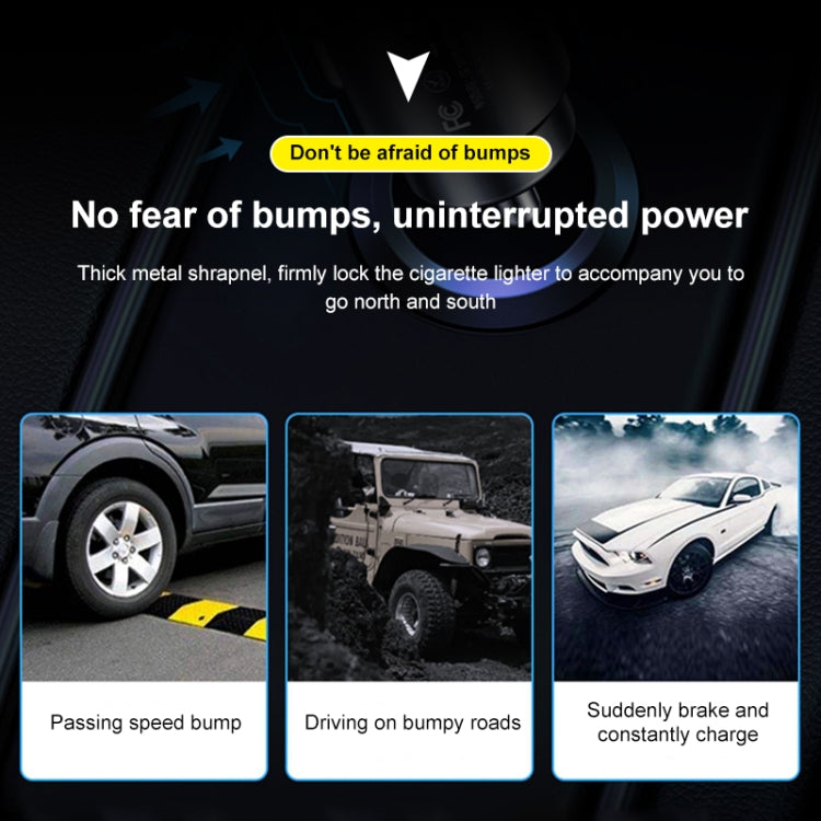 WK WP-C30 20W 3A QC3.0 USB + PD UB-C / Type-C Interface Flash Series Car Fast Charger(Blue)