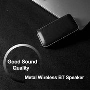 BT209 Outdoor Portable Ultra-thin Mini Wireless Bluetooth Speaker, Support TF Card & Hands-free Calling (Black)