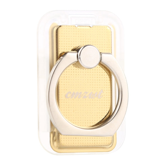 CPS-013 360 Degrees Rotate Freely Removable Magnetic Ring Stand Phone Holder, Support Wireless Charging(Gold)