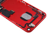 Battery Back Cover Assembly with Card Tray for iPhone 7 (Red)
