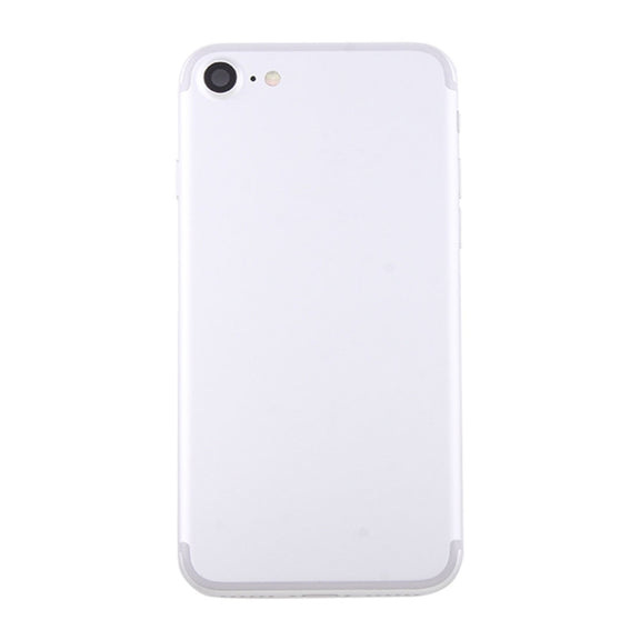 Battery Back Cover Assembly with Card Tray for iPhone 7(Silver)