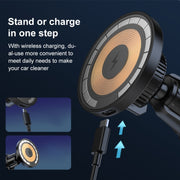 wlons Air Outlet Transparent Magnetic Wireless Charging Car Holder