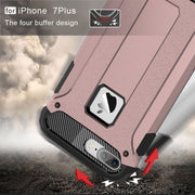 For iPhone 7 Plus Magic Armor TPU + PC Combination Case(Rose Gold)