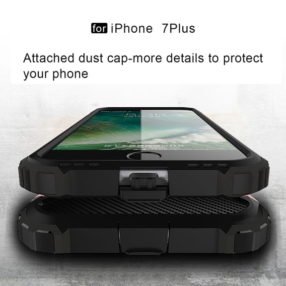 For iPhone 7 Plus Magic Armor TPU + PC Combination Case(Rose Gold)