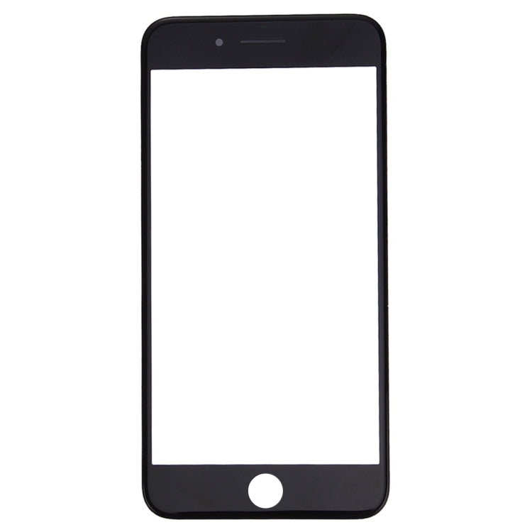 2 in 1 for iPhone 7 Plus (Original Front Screen Outer Glass Lens + Original Frame)(Black)