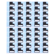 50 PCS for iPhone 7 Plus LCD Back Metal Plate Large Stickers