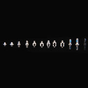 Repair Tools Complete Screws / Bolts Set for iPhone 7 Plus(Black)