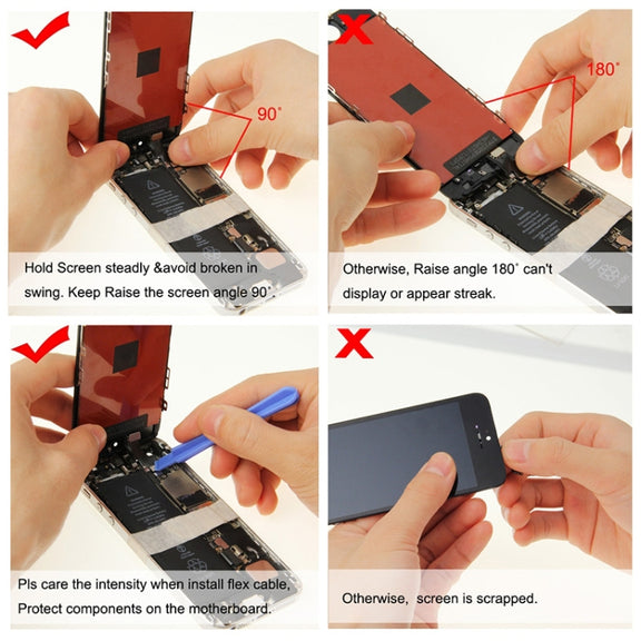 TFT LCD Screen for iPhone 7 Plus with Digitizer Full Assembly (Black)