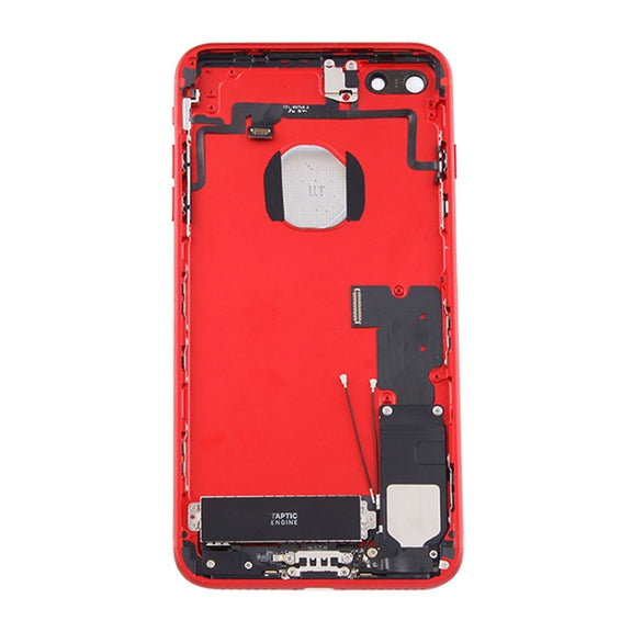 for iPhone 7 Plus Battery Back Cover Assembly with Card Tray(Red)