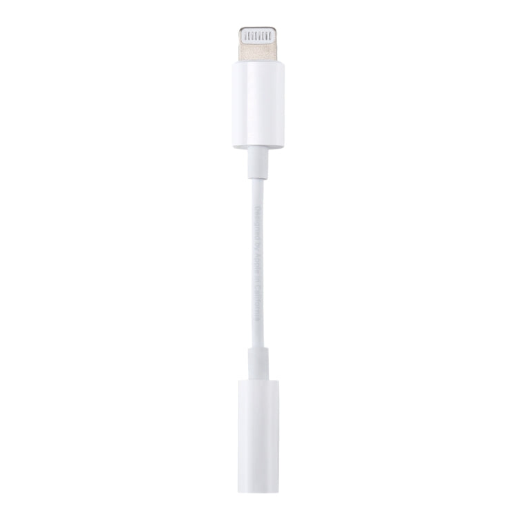 8 Pin 3.5mm Earphone Audio Adapter, Line Length: 8cm(White)