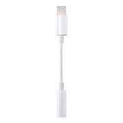 8 Pin 3.5mm Earphone Audio Adapter, Line Length: 8cm(White)