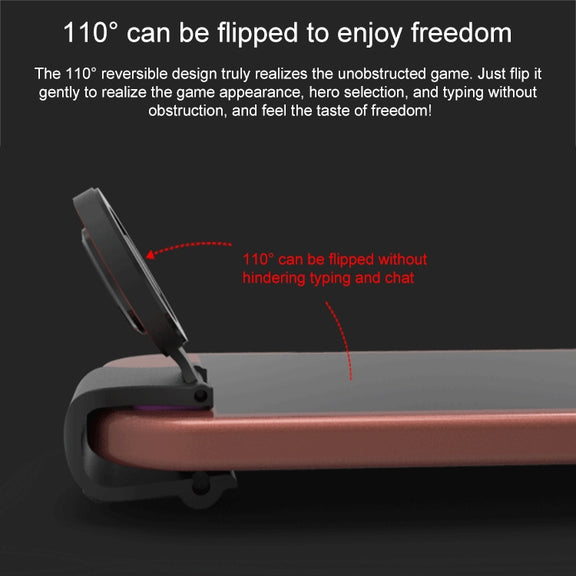 A9 Direct Mobile Clip Games Joystick Artifact Hand Travel Button Sucker with Ring Holder for iPhone, Android Phone, Tablet(Red)