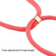 For iPhone 8 / 7 TPU Anti-Fall Mobile Phone Case With Lanyard(Rose Gold)