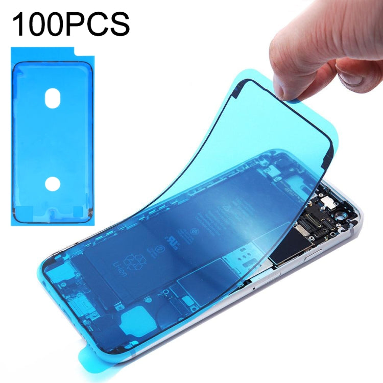 100 PCS LCD Frame Bezel Water-resistant Adhesive Stickers for iPhone 8