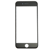 Front Screen Outer Glass Lens with Front LCD Screen Bezel Frame for iPhone 8(Black)