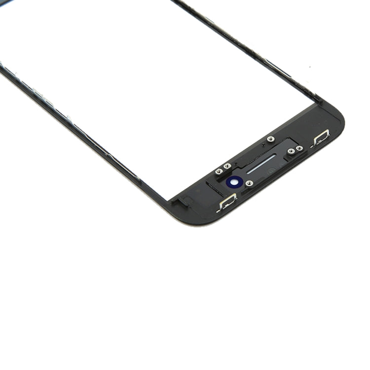 Front Screen Outer Glass Lens with Front LCD Screen Bezel Frame & OCA Optically Clear Adhesive for iPhone 8(Black)