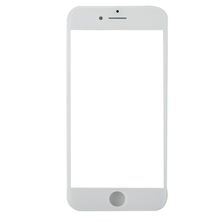 Front Screen Outer Glass Lens with Front LCD Screen Bezel Frame & OCA Optically Clear Adhesive for iPhone 8(White)