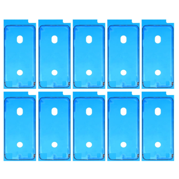 10 PCS LCD Frame Bezel Water-resistant Adhesive Stickers for iPhone 8(Black)