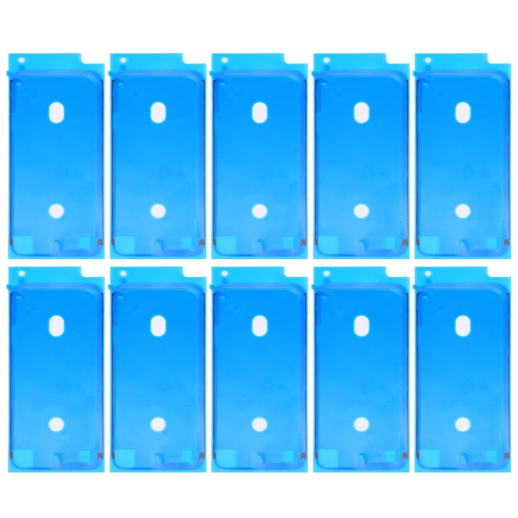 10 PCS LCD Frame Bezel Water-resistant Adhesive Stickers for iPhone 8 (White)