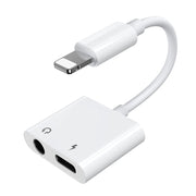 JOYROOM S-Y104 Ben Series Apple 3.5+Lightning Adapter, Length: 1.2m(White)