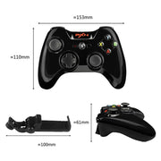PXN PXN-6603 MFI Mobile Phone Wireless Bluetooth Game Handle Controller, Compatible with iOS System(Black)