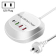 WLX-T3P 4 In 1 PD + QC Multi-function Smart Fast Charging USB Charger (US Plug) - Multifunction Charger by PMC TechLife | Online Shopping South Africa | PMC TechLife
