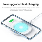 964 15W Round Shape Wireless Fast Charging(Black)