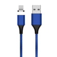 M11 5A USB to 8 Pin Nylon Braided Magnetic Data Cable, Cable Length: 2m (Blue) - Charging Cable & Head by PMC TechLife | Online Shopping South Africa | PMC TechLife