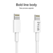 IVON CA70 8 Pin Fast Charging Data Cable, Length: 2m (White)
