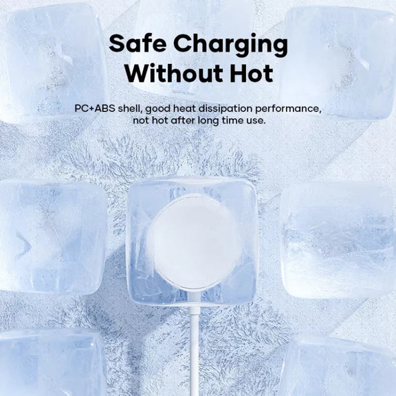 2 in 1 USB to 8 Pin + + Magnetic Watch Wireless Charger Data Cable, Cable Length: 1.2m