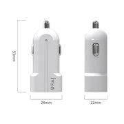 IVON CC13 QC 3.0 Fast Charging Car Charger (White)