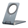 C29 Foldable Metal Bracket for MagSafe Magnetic Wireless Charger (Black) - Desktop Holder by PMC TechLife | Online Shopping South Africa | PMC TechLife