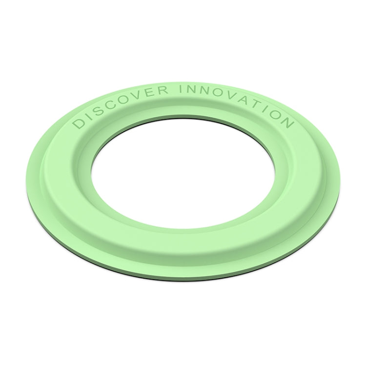 2 PCS NILLKIN Portable PU Leather Magnetic Ring Sticker (Green)