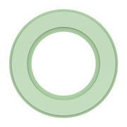2 PCS NILLKIN Portable PU Leather Magnetic Ring Sticker (Green)