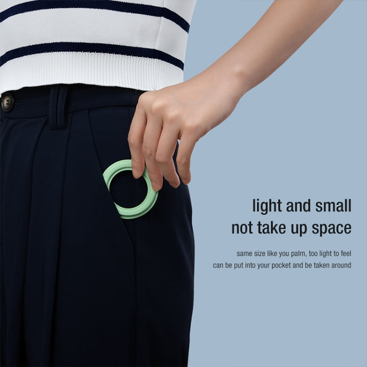2 PCS NILLKIN Portable PU Leather Magnetic Ring Sticker (Green)