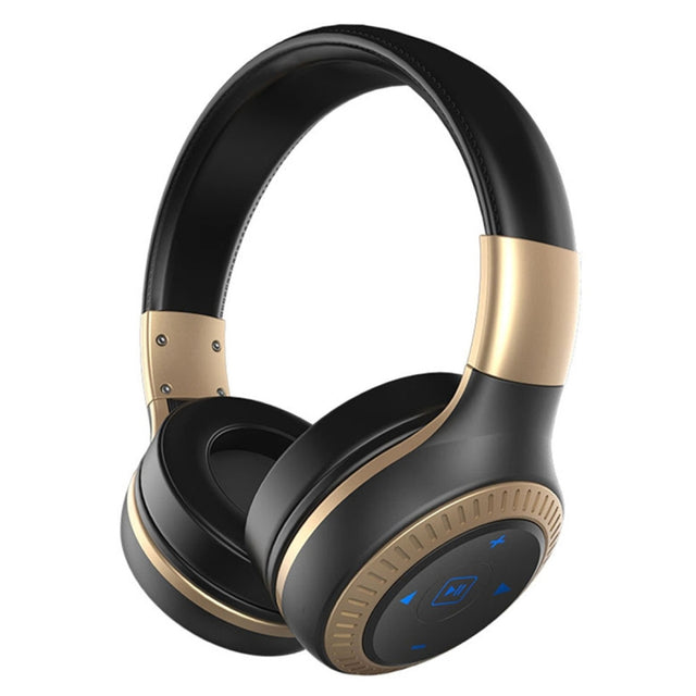 ZEALOT B20 Stereo Wired Wireless Bluetooth 4.0 Subwoofer Headset with 3.5mm Universal Audio Cable Jack & HD Microphone, For Mobile Phones & Tablets & Laptops(Gold)