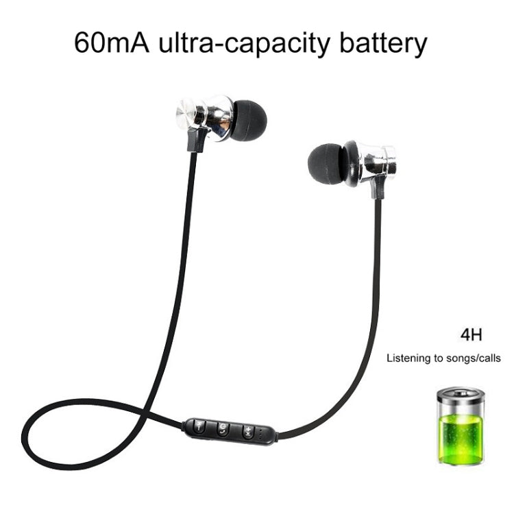 XT11 Magnetic In-Ear Wireless Bluetooth V4.2 Earphones(Silver)
