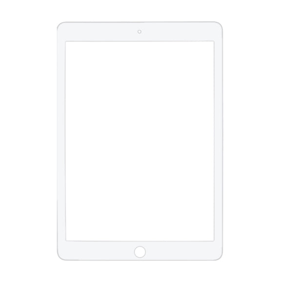 Front Screen Outer Glass Lens for iPad Air 2 / A1567 / A1566 (White)
