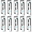 10 PCS Touch Panel Digitizer Adhesive for iPad 2 - iPad 2 Parts by PMC TechLife | Online Shopping South Africa | PMC TechLife