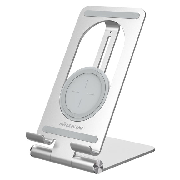NILLKIN PowerHold Tablet Wireless Charging Stand (Silver)