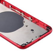 Battery Back Cover with Camera Lens Cover & SIM Card Tray & Side keys for iPhone SE 2020(Red)